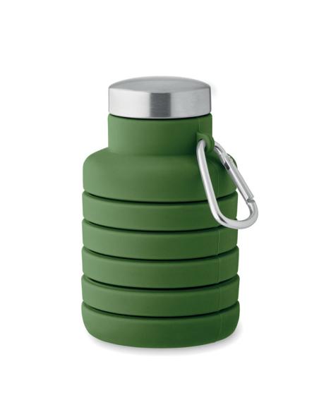 Botella reutilizable de silicona Ludwigshafen plegable 500ml PERSONALIZABLE