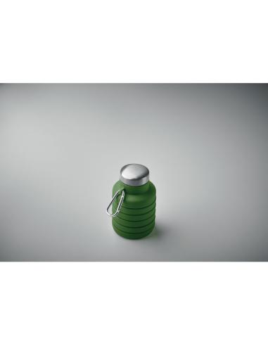 Botella reutilizable de silicona Ludwigshafen plegable 500ml PERSONALIZABLE
