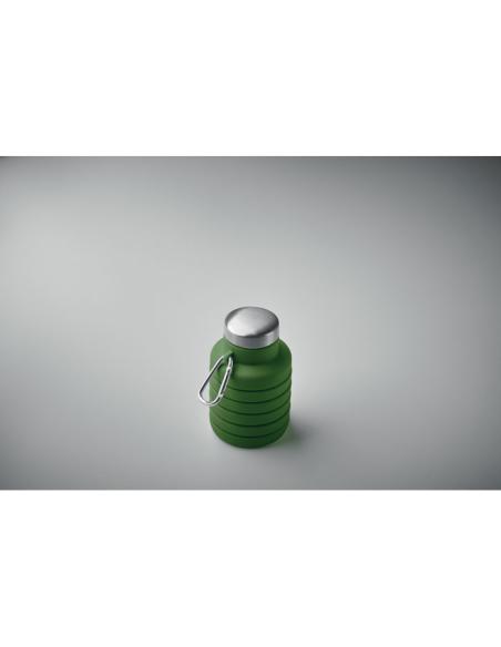 Botella reutilizable de silicona Ludwigshafen plegable 500ml PERSONALIZABLE