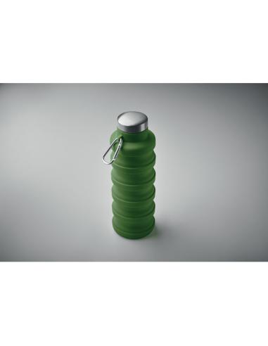 Botella reutilizable de silicona Ludwigshafen plegable 500ml PERSONALIZABLE
