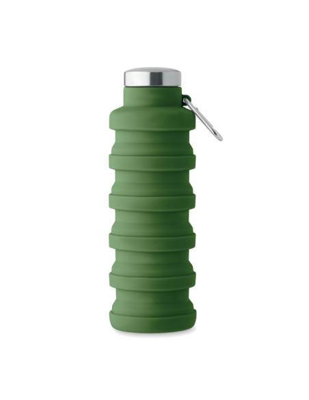 Botella reutilizable de silicona Ludwigshafen plegable 500ml PERSONALIZABLE