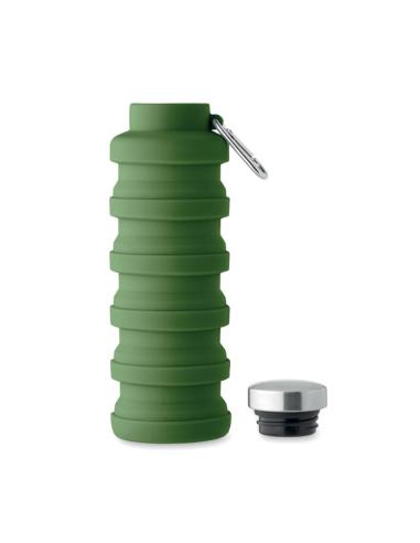 Botella reutilizable de silicona Ludwigshafen plegable 500ml PERSONALIZABLE