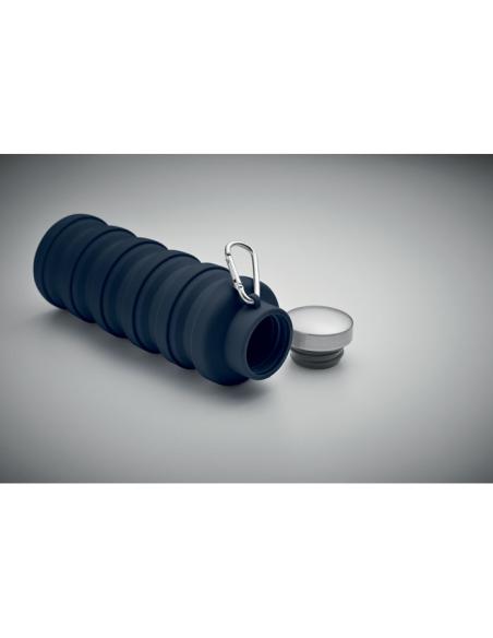 Botella reutilizable de silicona Ludwigshafen plegable 500ml PERSONALIZABLE