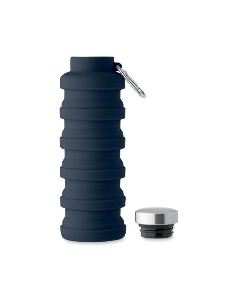 Botella reutilizable de silicona Ludwigshafen plegable 500ml PERSONALIZABLE