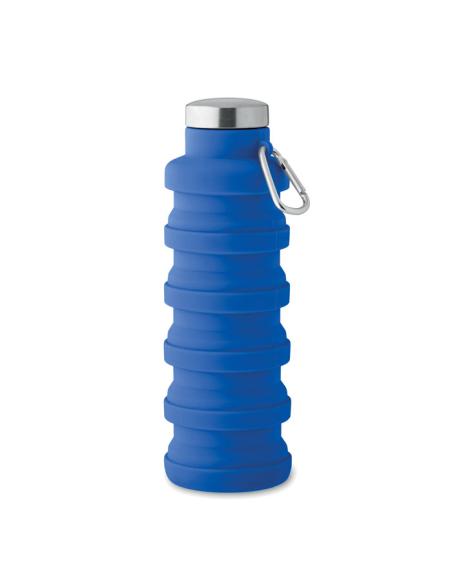 Botella reutilizable de silicona Ludwigshafen plegable 500ml PERSONALIZABLE