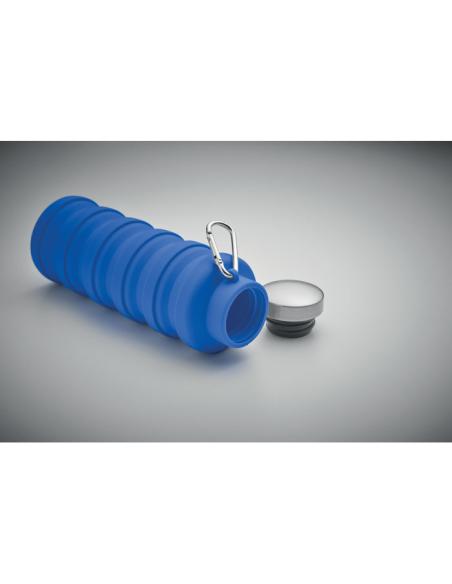 Botella reutilizable de silicona Ludwigshafen plegable 500ml PERSONALIZABLE