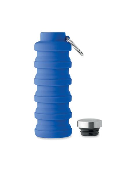 Botella reutilizable de silicona Ludwigshafen plegable 500ml PERSONALIZABLE