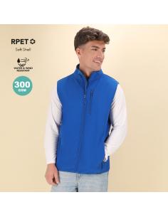 Chaleco de RPET 300g/m2 Jandro doble capa, resistente a viento y agua PERSONALIZABLE 2
