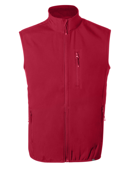 Chaleco de RPET 300g/m2 Jandro doble capa, resistente a viento y agua PERSONALIZABLE