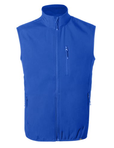 Chaleco de RPET 300g/m2 Jandro doble capa, resistente a viento y agua PERSONALIZABLE