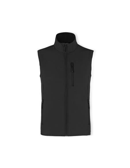 Chaleco de RPET 300g/m2 Jandro doble capa, resistente a viento y agua PERSONALIZABLE