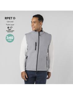 Chaleco de RPET 340g/m2 Handricks 3 capas resistente al viento y agua PERSONALIZABLE