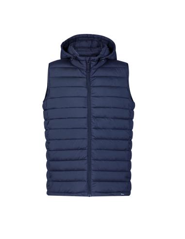 Chaleco RPET unisex Dempax con capucha PERSONALIZABLE