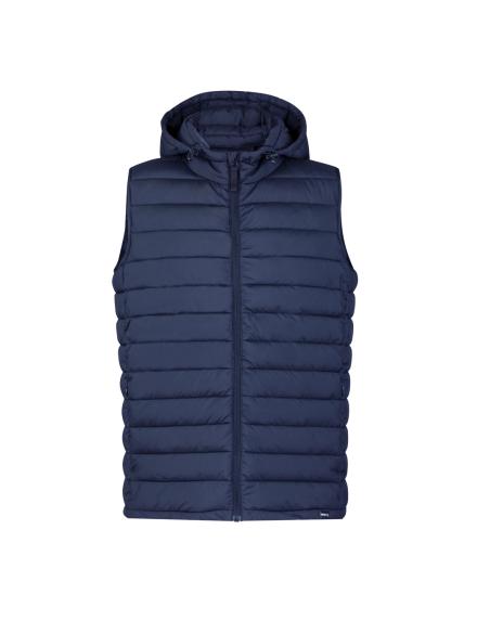 Chaleco RPET unisex Dempax con capucha PERSONALIZABLE