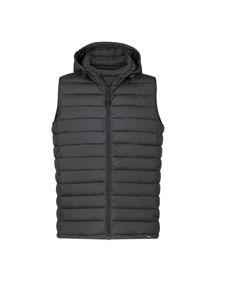 Chaleco RPET unisex Dempax con capucha PERSONALIZABLE