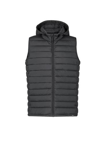 Chaleco RPET unisex Dempax con capucha PERSONALIZABLE