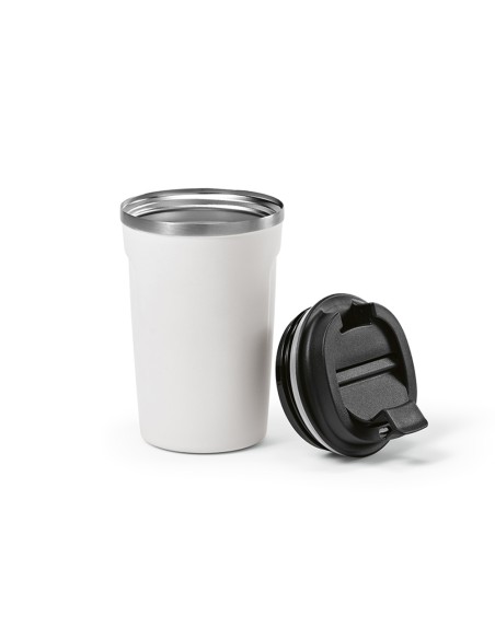 Vaso térmico de acero inoxidable reciclado Limpopo doble capa 490ml PERSONALIZABLE