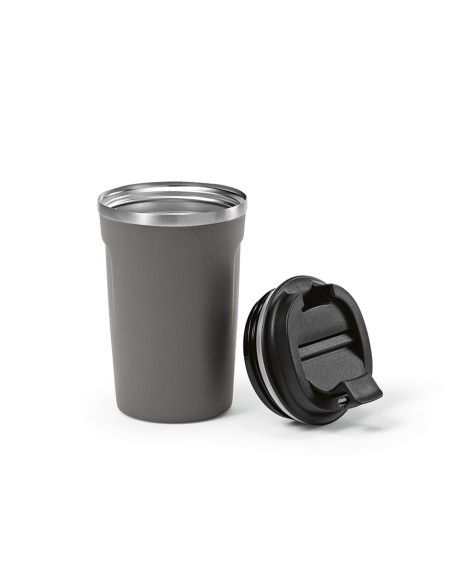 Vaso térmico de acero inoxidable reciclado Limpopo doble capa 490ml PERSONALIZABLE
