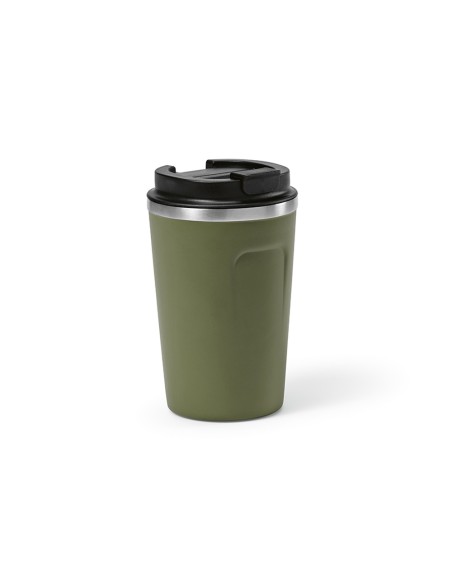 Vaso térmico de acero inoxidable reciclado Limpopo doble capa 490ml PERSONALIZABLE