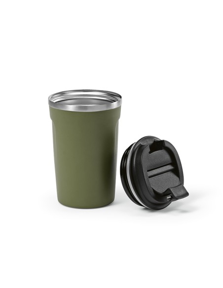 Vaso térmico de acero inoxidable reciclado Limpopo doble capa 490ml PERSONALIZABLE