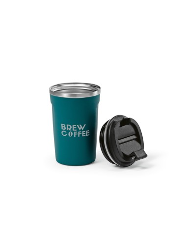 Vaso térmico de acero inoxidable reciclado Limpopo doble capa 490ml PERSONALIZABLE
