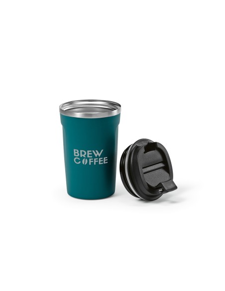 Vaso térmico de acero inoxidable reciclado Limpopo doble capa 490ml PERSONALIZABLE