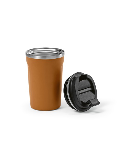 Vaso térmico de acero inoxidable reciclado Limpopo doble capa 490ml PERSONALIZABLE