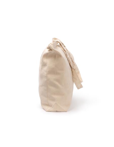 Bolsa de tela Las Indias de algodón 230g/m2 con fuelle, cierre cremallera y bolsillo interior PERSONALIZABLE