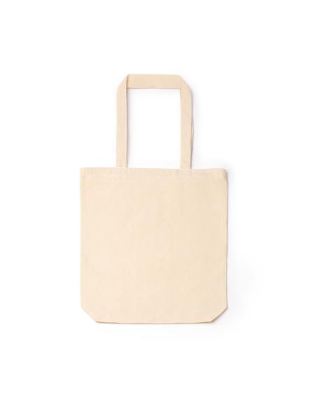 Bolsa de tela Las Nieves algodón 230g/m2 con fuelle y cierre cremallera PERSONALIZABLE