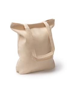Bolsa de tela Las Nieves algodón 230g/m2 con fuelle y cierre cremallera PERSONALIZABLE 2
