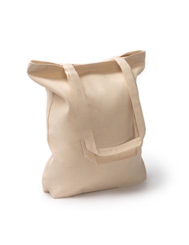 Bolsa de tela Las Nieves algodón 230g/m2 con fuelle y cierre cremallera PERSONALIZABLE