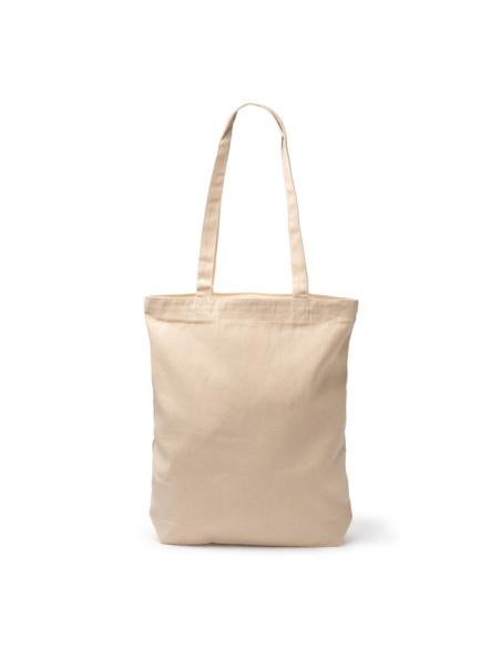 Bolsa de tela Las Nieves algodón 230g/m2 con fuelle y cierre cremallera PERSONALIZABLE