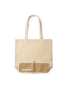 Bolsa de tela plegable Las Galanas algodón 110g/m2 con base de yute PERSONALIZABLE 2