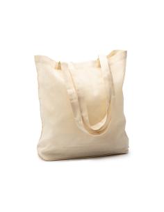Bolsa de tela plegable Las Galanas algodón 110g/m2 con base de yute PERSONALIZABLE