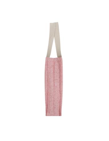 Bolsa de tela Navacerrada algodón reciclado y RPET 300g/m2 con asas gruesas, botón y fuelle PERSONALIZABLE