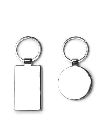 Llavero de metal y bambú Las Moraditas PERSONALIZABLE