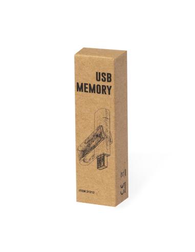 Memoria USB de madera Kluivert OTG 16GB PERSONALIZABLE
