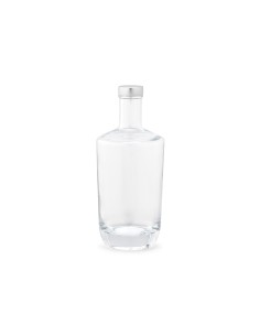 Botella de cristal Gastro Edition Lyon con tapón plateado 750ml PERSONALIZABLE