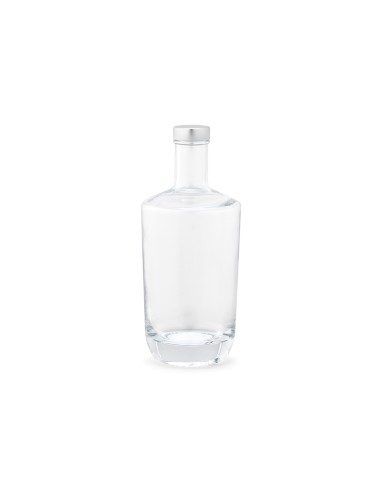 Botella de cristal Gastro Edition Lyon con tapón plateado 750ml PERSONALIZABLE