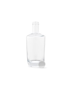 Botella de cristal Gastro Edition Lyon con tapón plateado 750ml PERSONALIZABLE 2