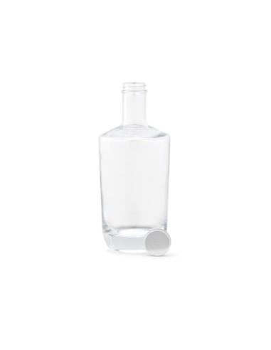 Botella de cristal Gastro Edition Lyon con tapón plateado 750ml PERSONALIZABLE