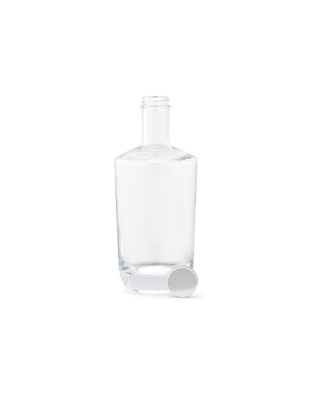 Botella de cristal Gastro Edition Lyon con tapón plateado 750ml PERSONALIZABLE