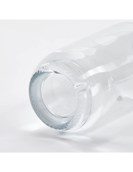 Botella de cristal Gastro Edition Lyon con tapón plateado 750ml PERSONALIZABLE