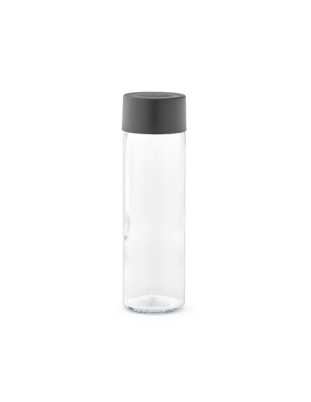 Botella de cristal Gastro Edition Rouen con tapón negro 750ml PERSONALIZABLE