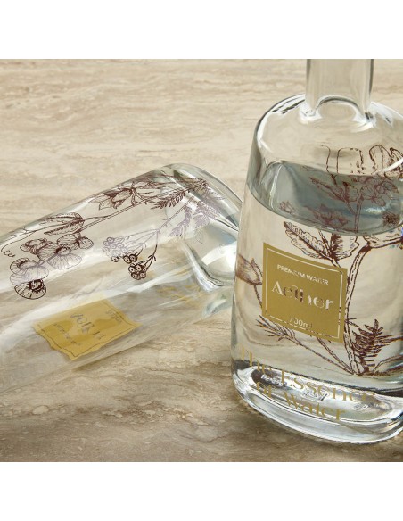 Botella de cristal Gastro Edition Toulouse con tapón plateado 700ml PERSONALIZABLE