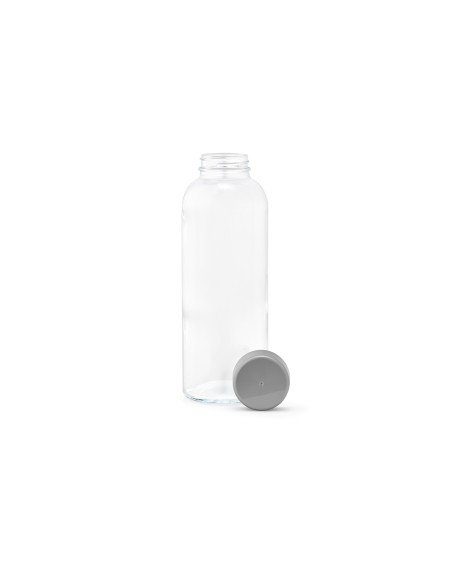 Botella de cristal Gastro Edition Angers con tapón plata 500ml PERSONALIZABLE