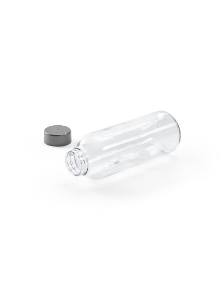 Botella de cristal Gastro Edition Angers con tapón plata 500ml PERSONALIZABLE