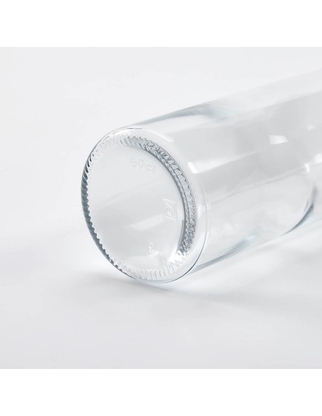 Botella de cristal Gastro Edition Angers con tapón plata 500ml PERSONALIZABLE