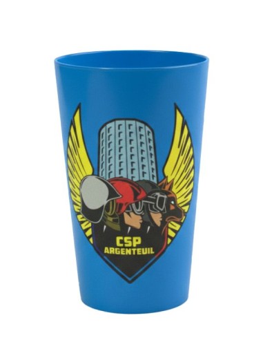 Vaso de PP reutilizable rígido Summerfest full color 330ml PERSONALIZABLE