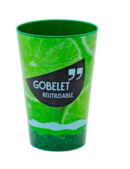 Vaso de PP reutilizable rígido Summerfest full color 330ml PERSONALIZABLE